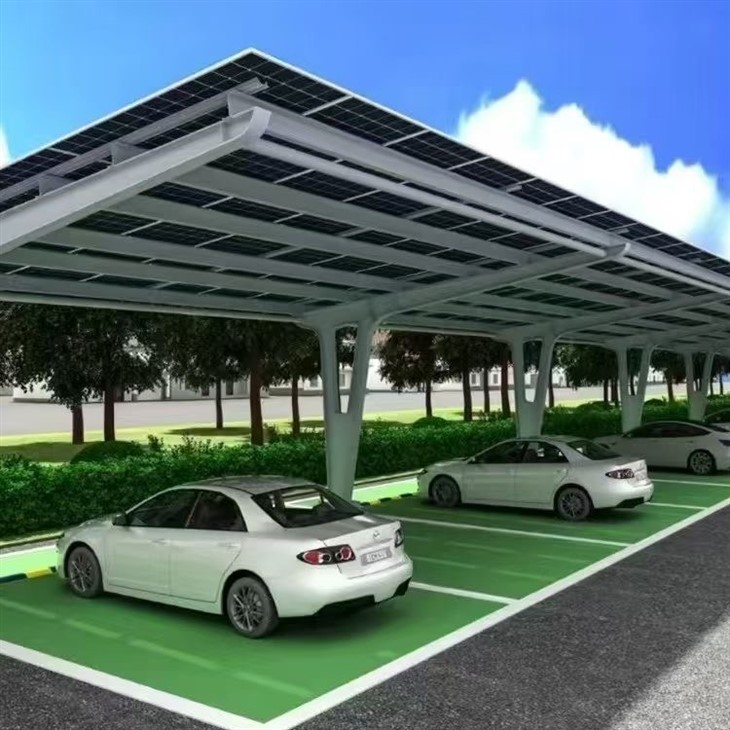 Rendering Photovoltaic Carport Mounting System